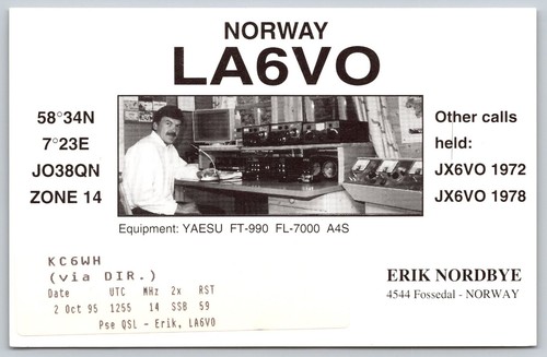 1995 norvegia la6vo - 1995,