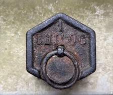 Peso antico da 1 chilogrammo in ghisa per bilance