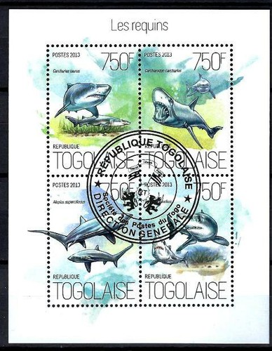 Animali squali togo 2013 - togo, (302)