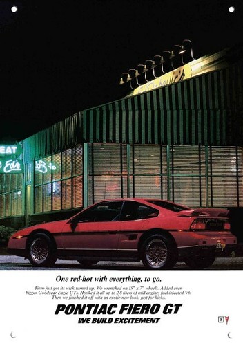 Pontiac fiero 1986 auto - pontiac, gt
