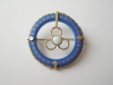 Vintage Spilla Porcellana