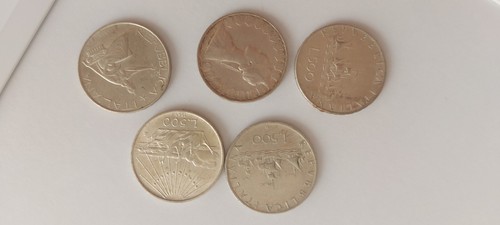Italia 500 lire moneta - 5×500, in