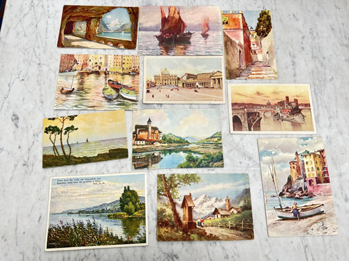 Lot postcards landscapes - 11,
