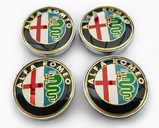 4 Tappi Coprimozzo ALFA ROMEO