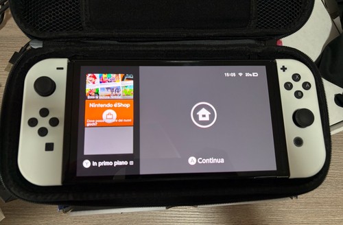 Nintendo switch oled bianca - , +