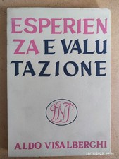 Aldo Visalberghi ESPERIENZA E VALUTAZIONE La Nuova Italia 1966 RARISSIMO INTONSO
