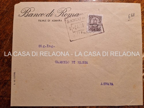 Storia postale colonie eritrea - colonie,