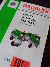 BADALINI ERPICI A DISCHI TRAINATI trattori pubblicitario vendita originale