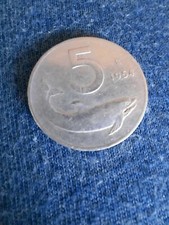  5 LIRE DEL 1954 REPUBBLICA