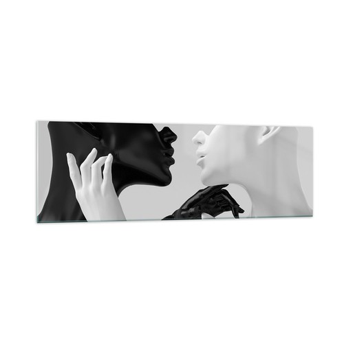 Quadro vetro 160x50cm nero - vetro,