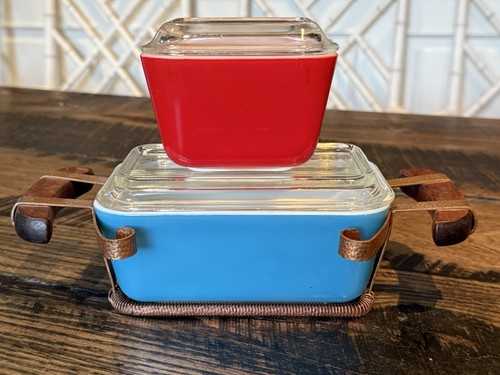 Vintage mcm pair red blue - mcm,