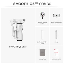 Zhiyun Smooth Q5 Ultra Combo AI-Tracker Stabilizzatore cardanico 3 assi per smartphone