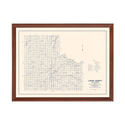 Vecchia mappa della contea - , di