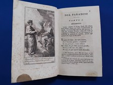 1817 _ LA DIVINA COMMEDIA DI DANTE ALIGHIERI _ PARADISO _ VOL.3°_ DELLA CRUSCA.