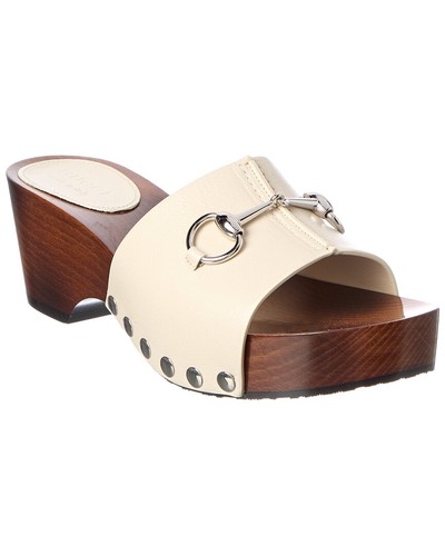 Gucci horsebit zoccoli pelle - horsebit,