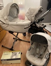 Inglesina Trio Aptica - Cachemire Beige - Cinture Di Sicurezza E Borsa