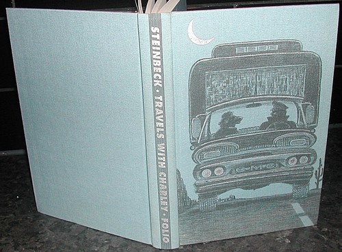John steinbeck travels with - john, :