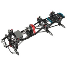 Telaio telaio 6x6 anteriore medio posteriore in metallo per cingolato assiale SCX10 1/10 RC