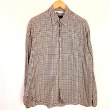 Camicia uomo GANT taglia XL manica lunga a quadri collo abbottonato tessuto m...