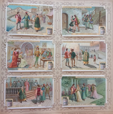 FIGURINE LIEBIG ED. ITALIA SANG. 939 MERCANTE DI VENEZIA RACCONTO CAT 5