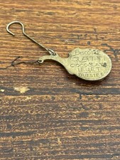 Cioccolato Lejet-Trieste-Bilancia Pesa Lettere  pubblicitario in metallo 1930