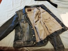 giubbotto uomo in jeans denim uniform taglia M