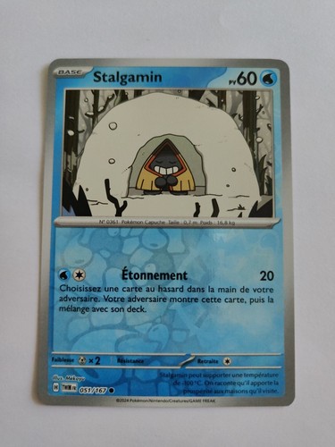 Carte pokémon stalgamin - carte,