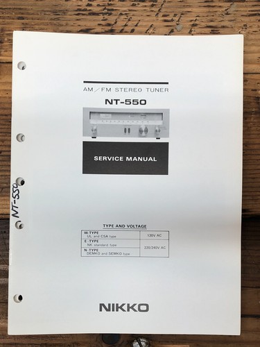 Nikko 550 sintonizzatore - nt-550,