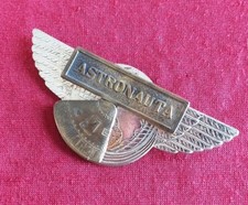 Distintivo italiano commemorativo Astronauta Missione Apollo fine anni '60