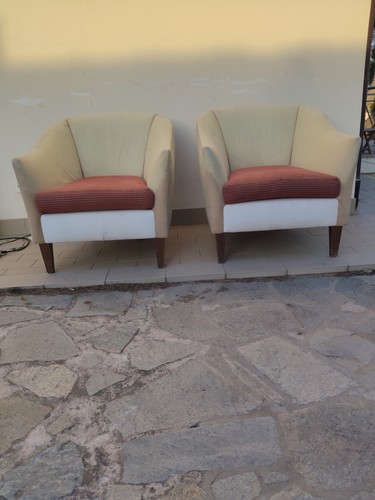 Coppia poltrone pozzetto - coppia, di