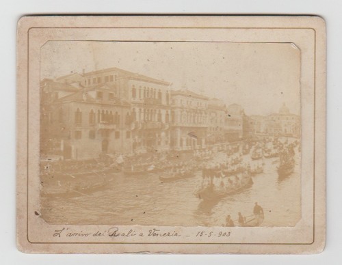 Venezia 1903 arrivo - venezia,