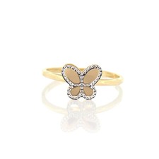 Anello Bambina Farfalla in Oro