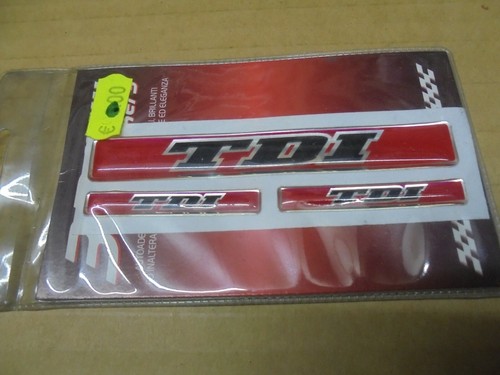 Adesivi stickers tdi auto - stickers, 3d