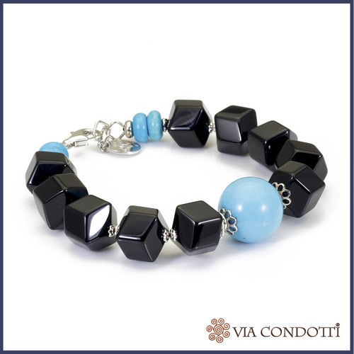 Bracciale turchese onice - in,