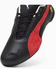 Scarpe da ginnastica unisex nere PUMA Scuderia Ferrari Future Cat sneakers taglia 8,5