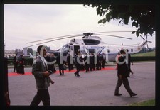 35mm vintage slide* 1988 F1 FIORANO Elicottero Agusta per PAPA GIOVANNI PAOLO II