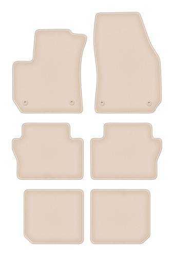 Set tappetini moquette beige