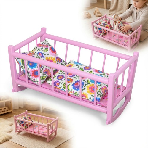 Culla rosa con materasso - , +