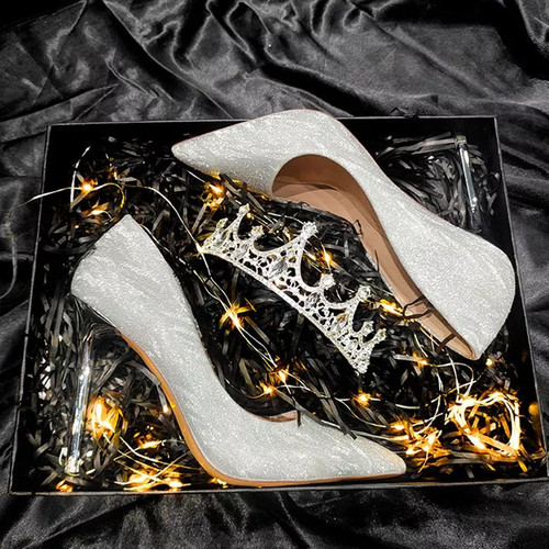 Decolte argento glitter - decolte,