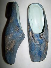 SCARPE VIOLA HUDSON N 37,5  100% PYTHON SKIN MADE IN ITALY