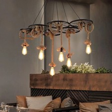 Lampadario corda bambù - corda, di