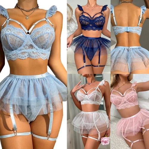 Set lingerie donna sexy pizzo - lingerie,