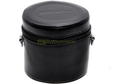 Custodia obiettivi Minolta dedicato per 35mm. f2,8. Originale, testa di moro.