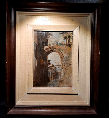 Dipinto olio fine 800 - dipinto,