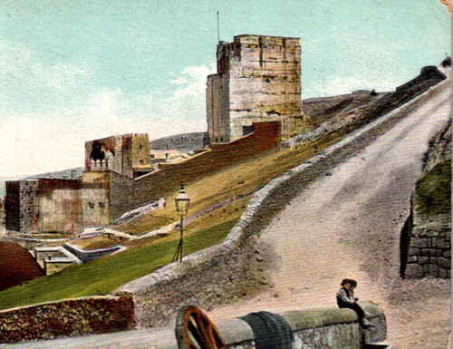Antica cartolina gibilterra - db,