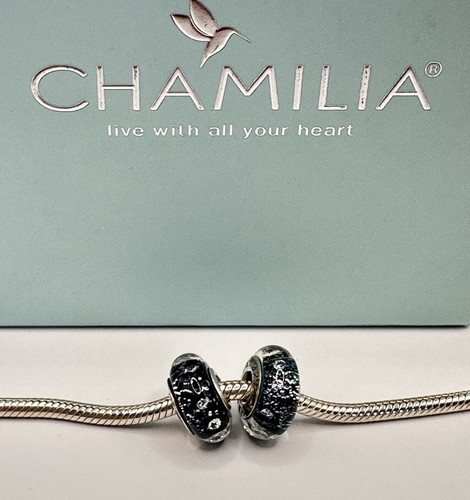 Coppia charms chamilia - coppia, nero