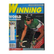 Winning Bicycle Racing Illustrated October 1991 No. 91 Gianni Bugno VG