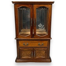 Vintage Commodore Collection Furniture Rosalco Jewelry Armoire Box Miniature