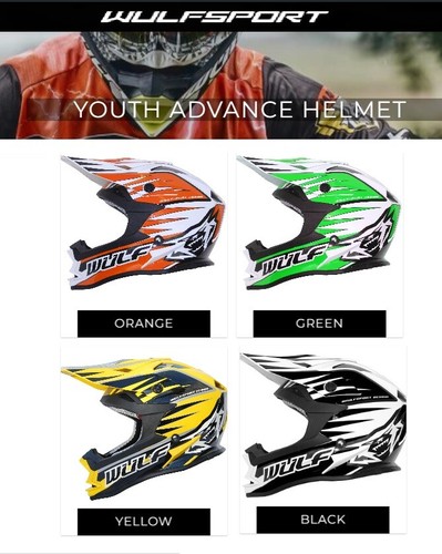 Casco motocross bambini