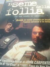 VHS IL SEME DELLA FOLLIA - JOHN CARPENTER CHARLTON HESTON cartonato